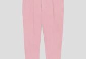 Ανδρικό Ροζ Carrot Oversize Trousers/Pink AMI PARIS