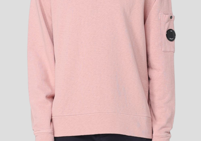 Ανδρικό-Ροζ-Crew-Neck-Sweatshirt-C.P.-COMPANY