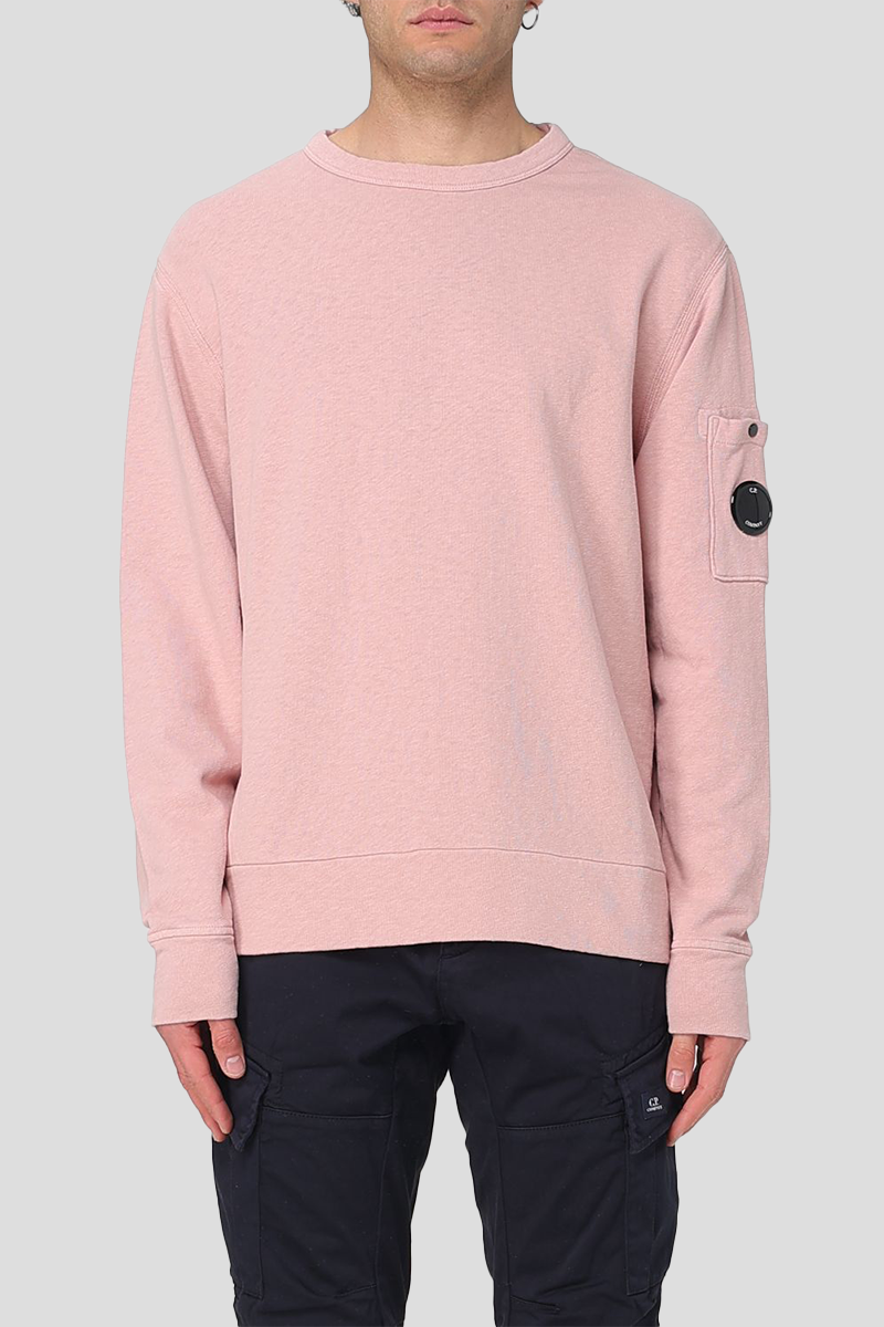 Ανδρικό-Ροζ-Crew-Neck-Sweatshirt-C.P.-COMPANY