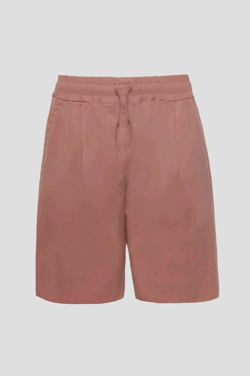 Ανδρικό-Ροζ-Drawstring-Knee-Length-Shorts-FAMILY-FIRST