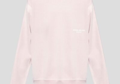 Ανδρικό-Ροζ-Logo-Print-Cotton-Sweatshirt-In-Pink-STONE-ISLAND