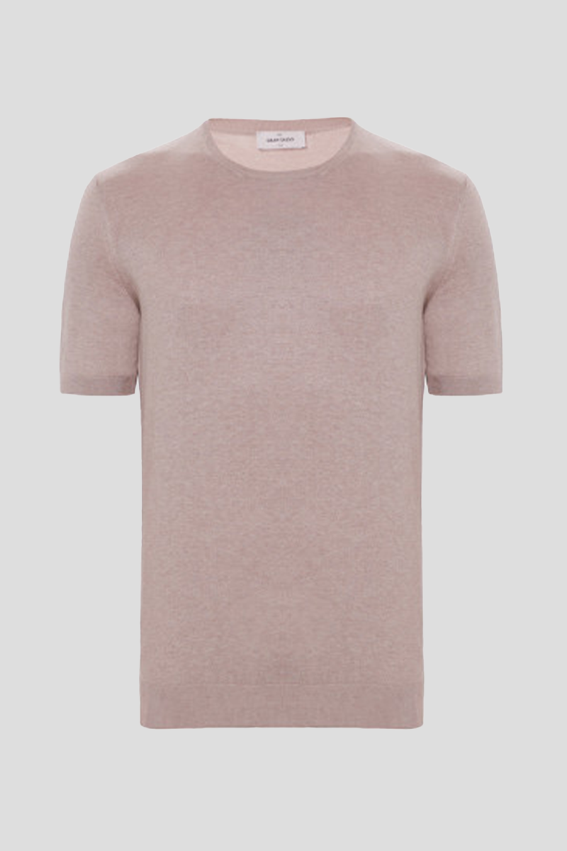 Ανδρικό Ροζ Slik T shirt GRAN SASSO