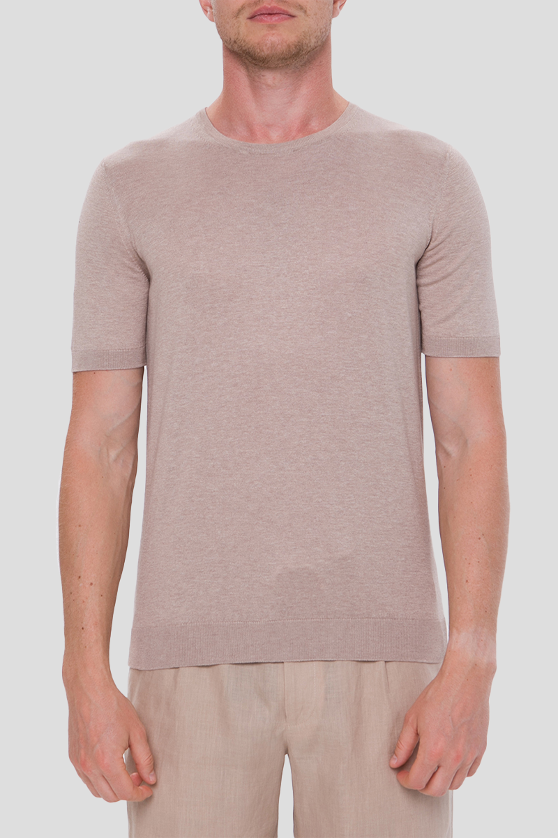 Ανδρικό-Ροζ-Slik-T-shirt-GRAN-SASSO