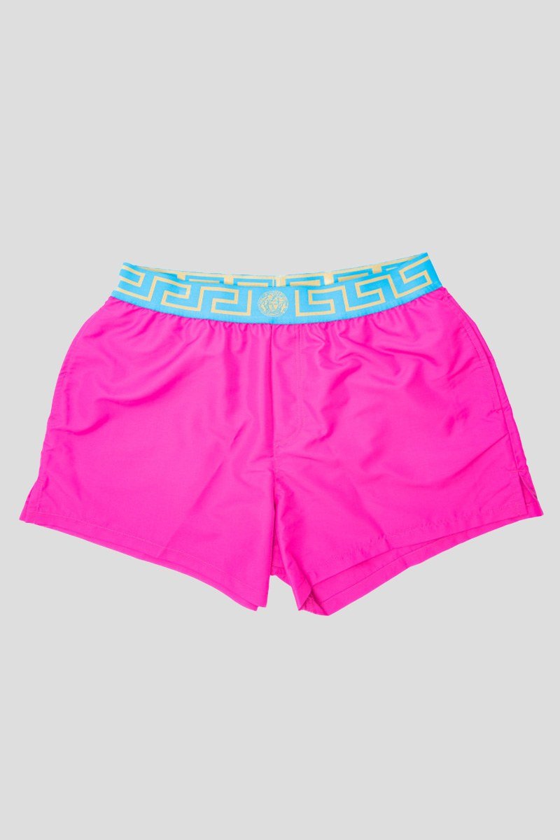 Ανδρικό-Ροζ-Swim-Short-Box-VERSACE