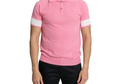 Ανδρικό-Ροζ-Two-Button-Polo-T-Shirt-HOSIO