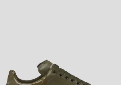 Ανδρικό-Χακί-Oversized-Leather-Sneakers-In-Khaki-ALEXANDER-MCQUEEN