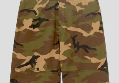Ανδρικό-Χακί-Sartorial-Camo-Shorts-PALM-ANGELS