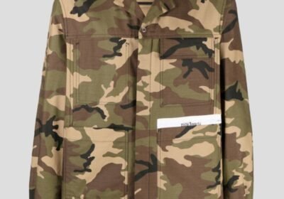 Ανδρικό-Χακί-Sartorial-Tape-Camo-Military-Work-Jacket-PALM-ANGELS
