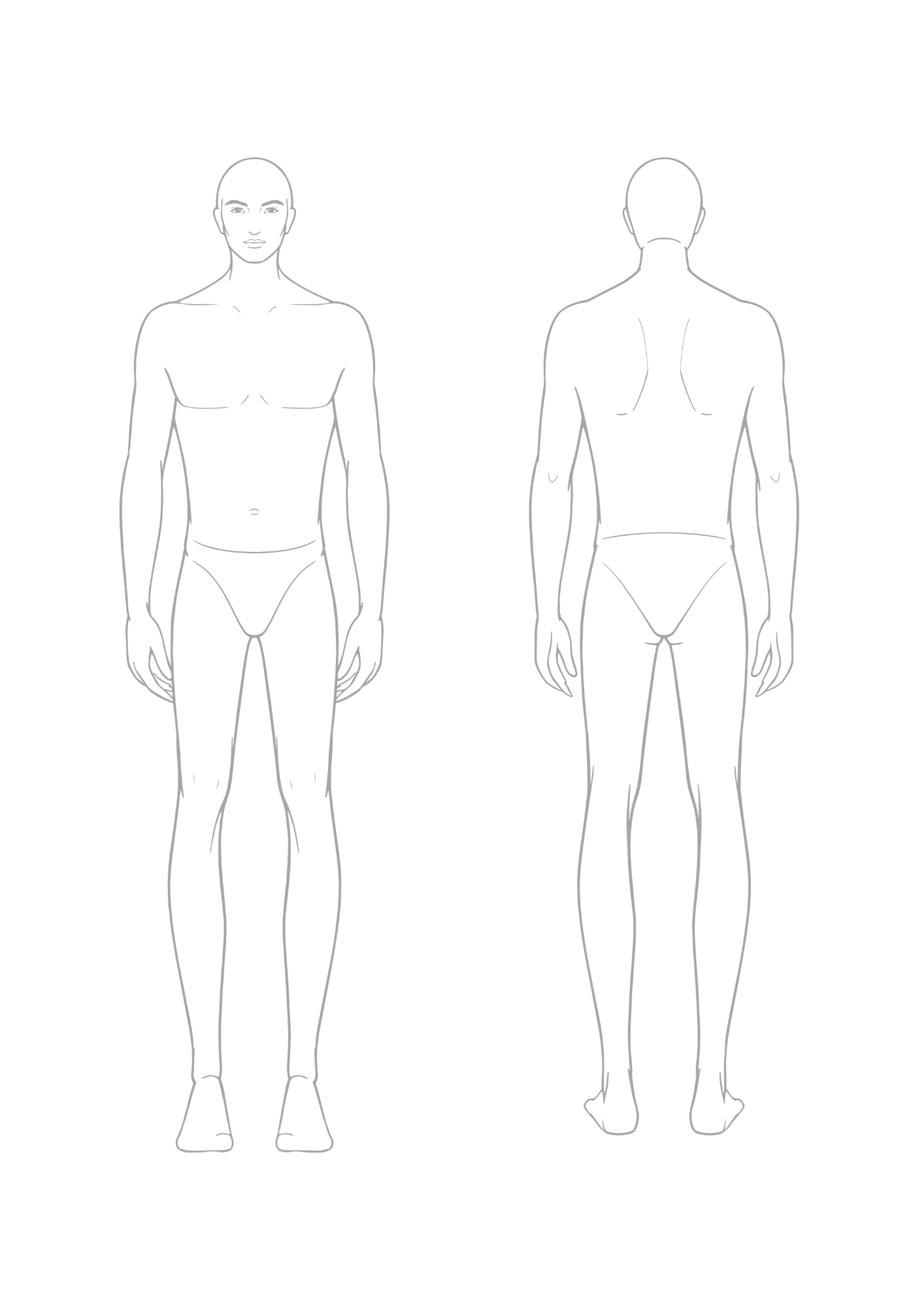 STRAIGHT POSE FASHION SKETCHBOOK A3